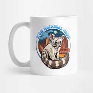 American Ringtail Cat at Zion National Park Mug